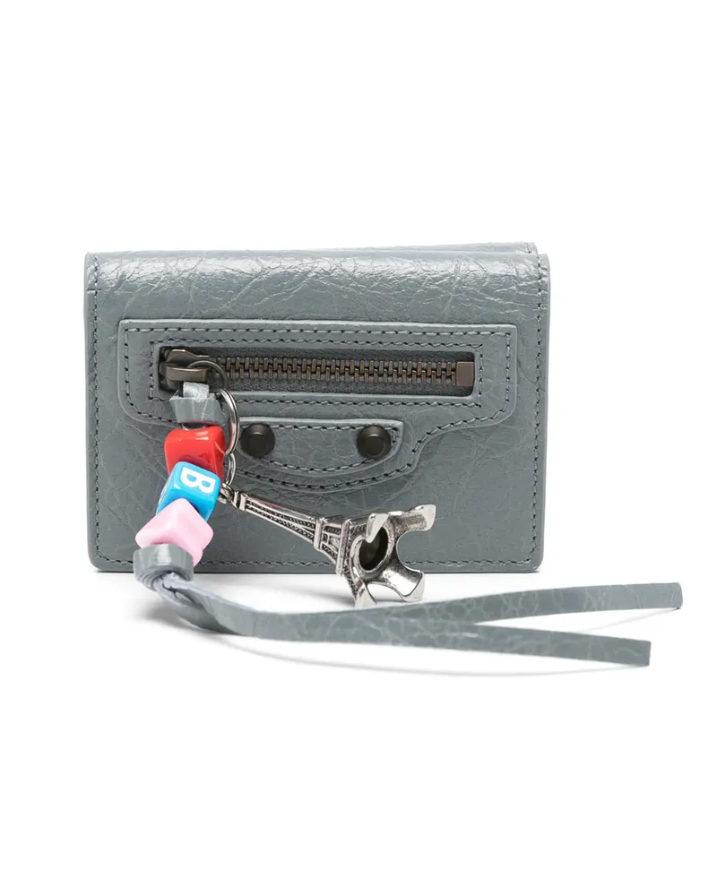 Balenciaga Le City Mini Wallet Blue