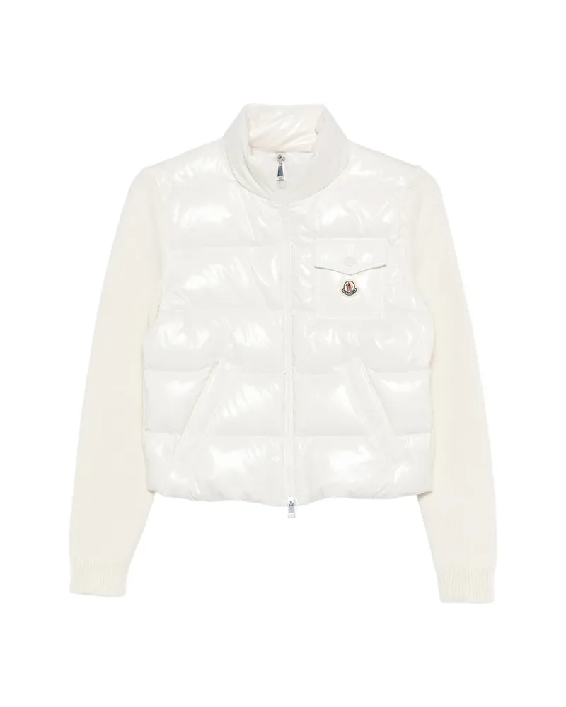 Moncler Zip-fastening Padded Jacket White
