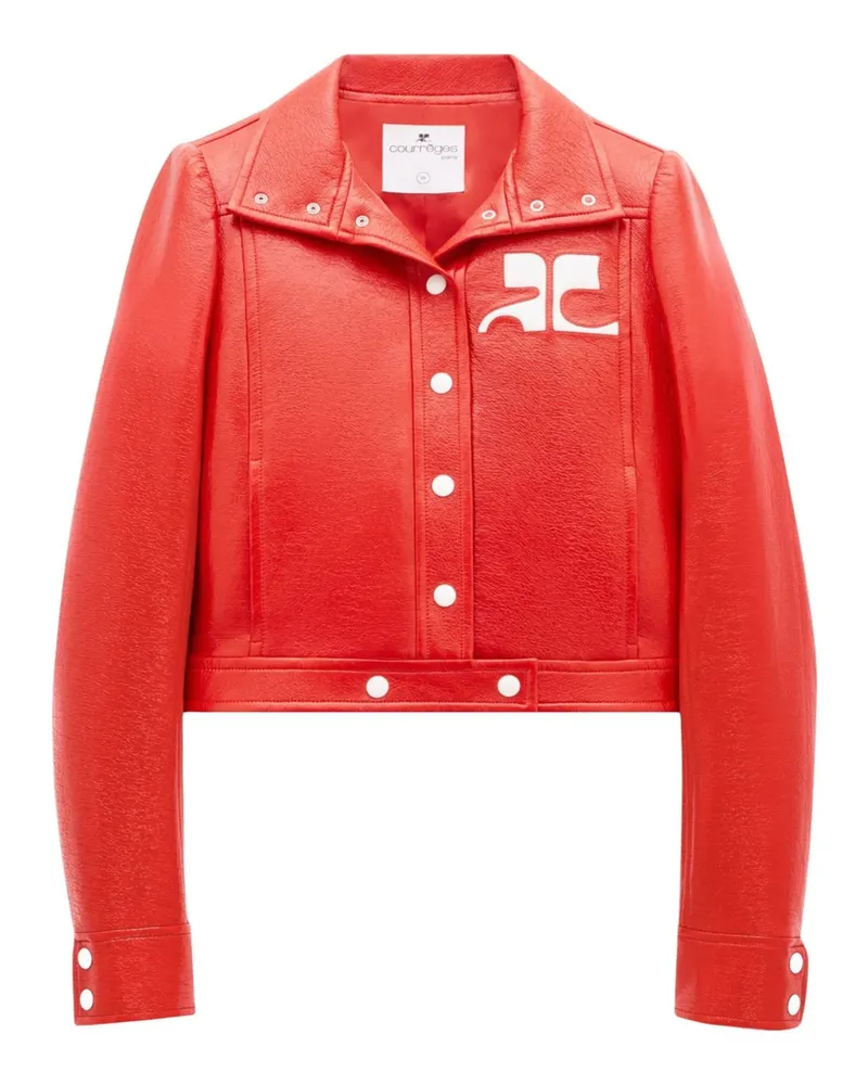 Courrèges Reedition Vinyl Jacket Orange