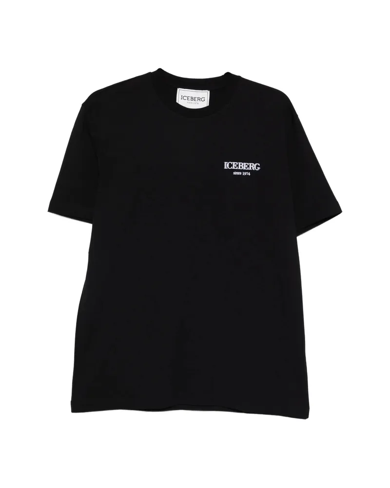 Iceberg Logo T-shirt Black
