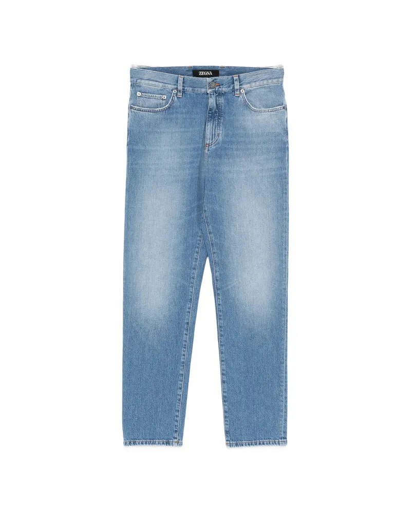Ermenegildo Zegna Slim-fit Jeans Blue