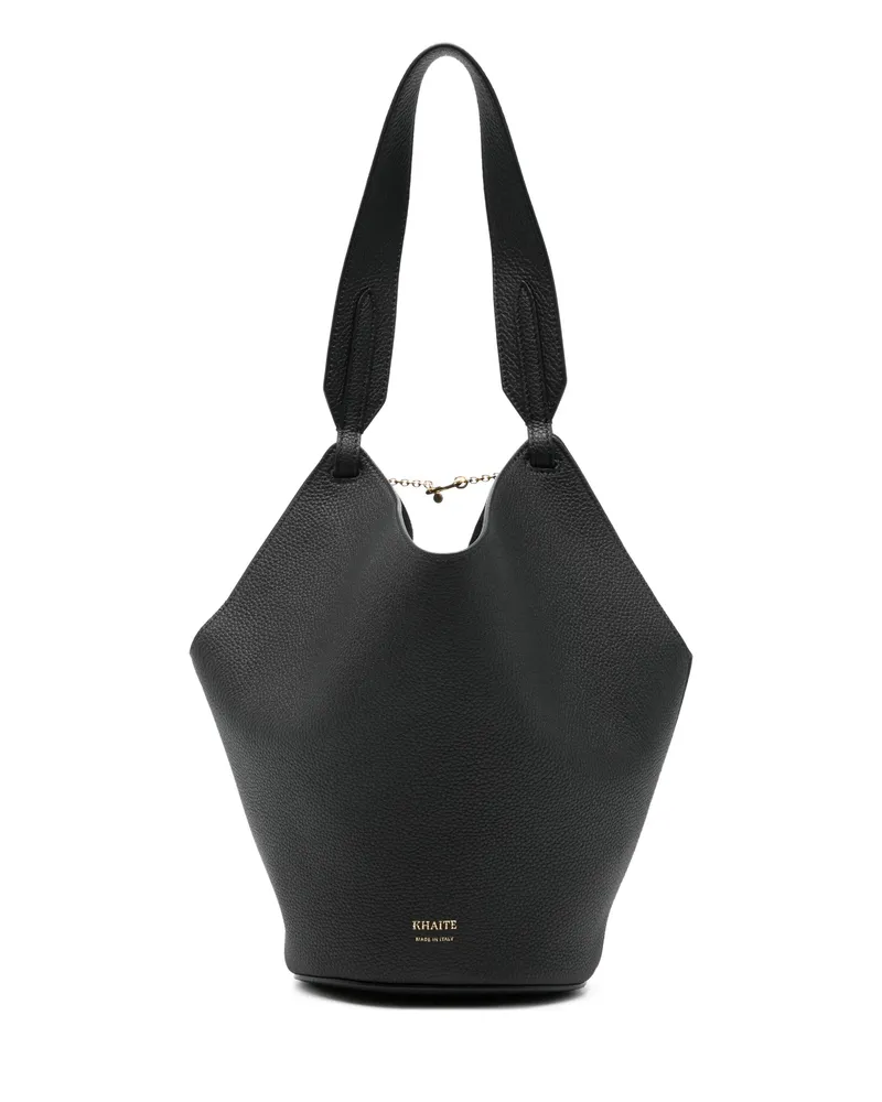 KHAITE Lotus Chain Mini Shoulder Bag Black
