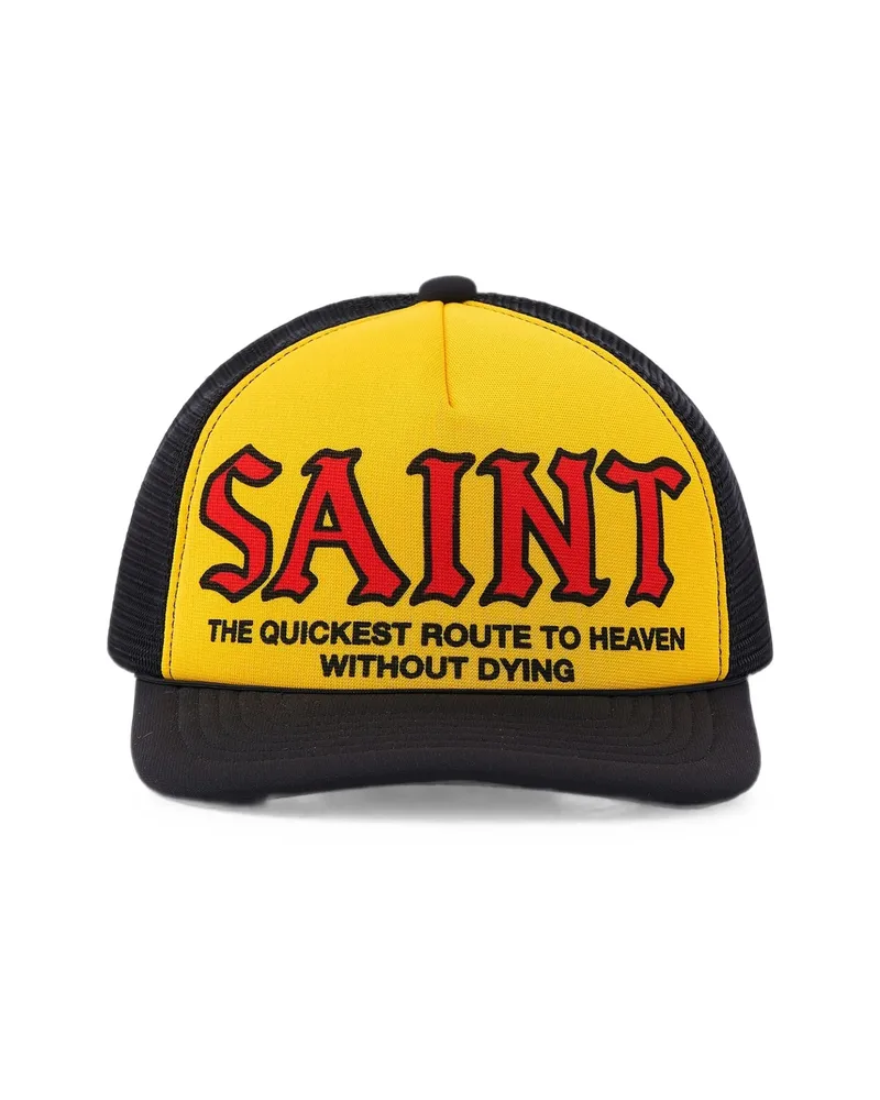 SAINT MXXXXXX MESH CAP/SAINT / YEL/BLK Yellow