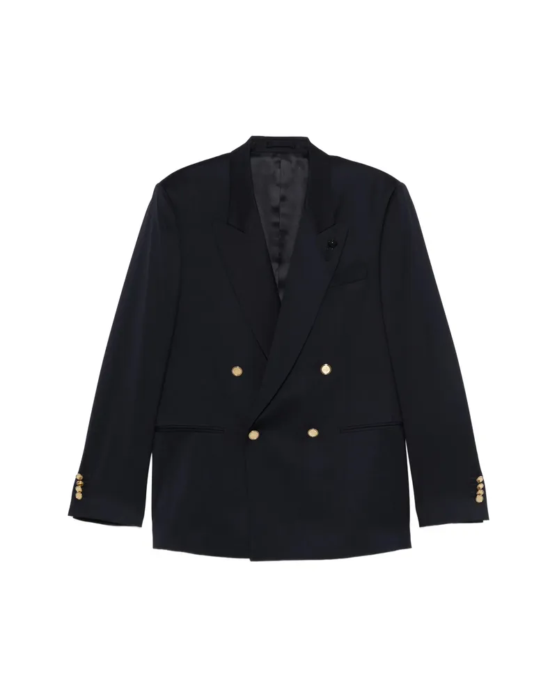 LARDINI Double-breasted Blazer Blue