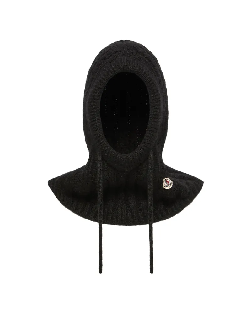 Moncler Cable-knit Balaclava Black