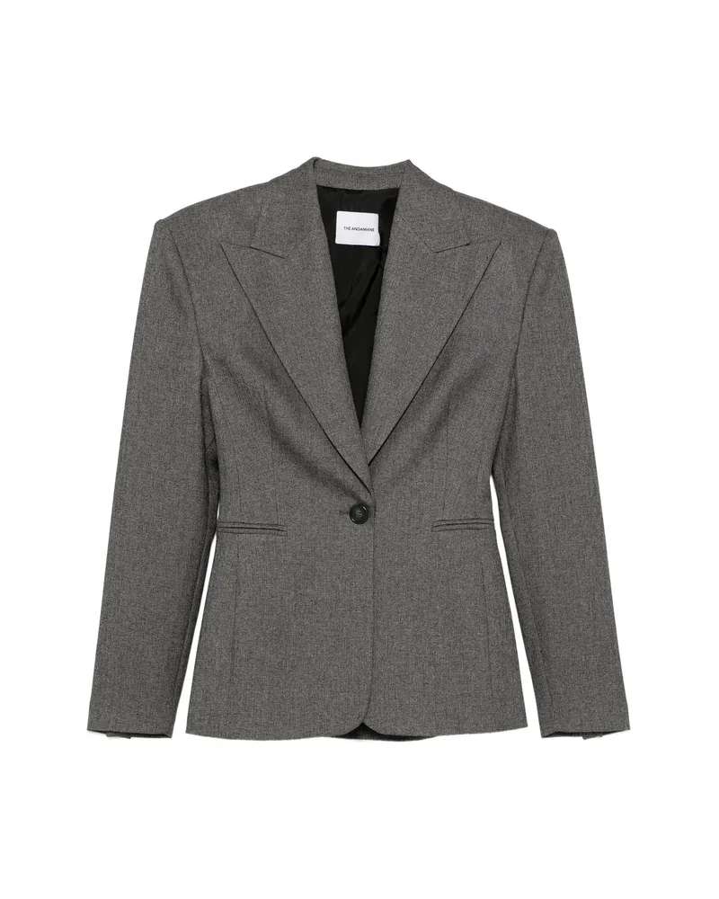 ANDAMANE Toni Single-breasted Blazer Grey