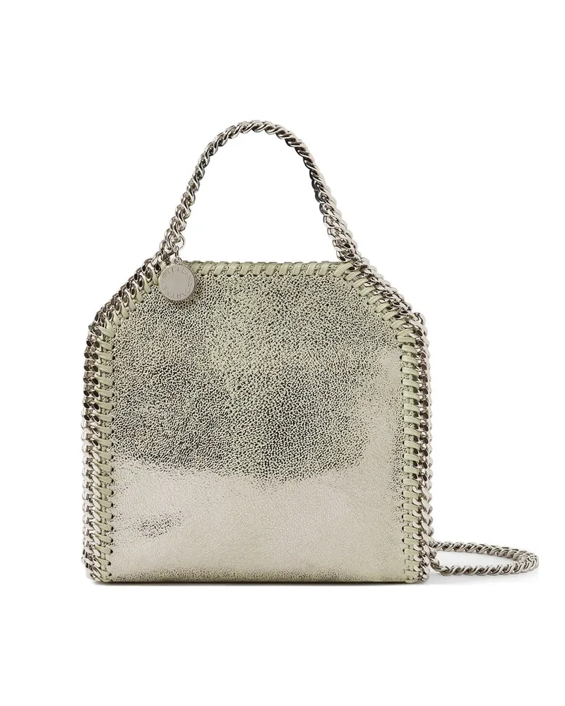 Stella McCartney Falabella Tiny Chain Handle Tote Bag Silver