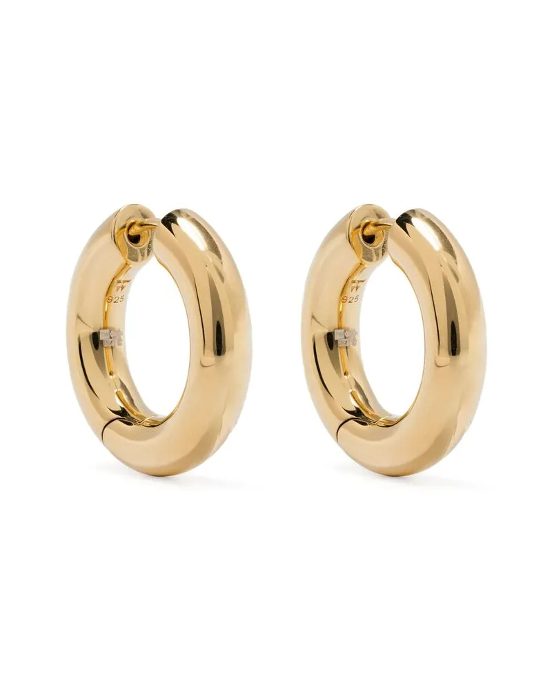 Tom Wood Chunky Hoop Earrings Gold
