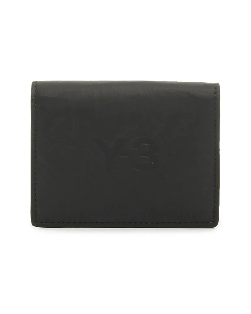 Y-3 Leather Wallet Black