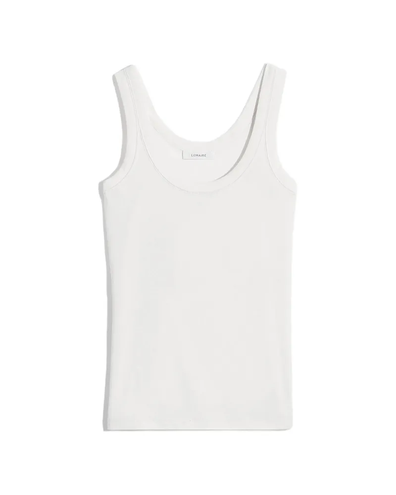 Christophe Lemaire Rib Tank Top Neutrals