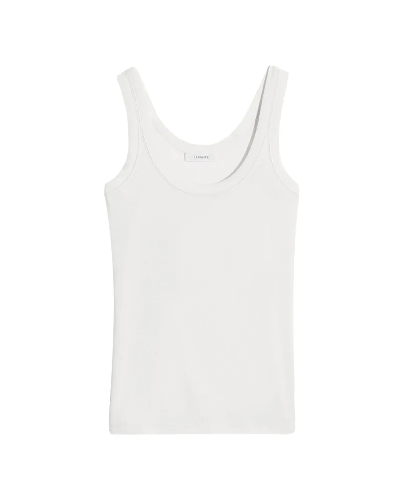 Christophe Lemaire Rib Tank Top Neutrals