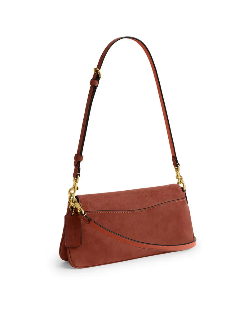 Coach Jet Logo-plaque Shoulder Bag Brown