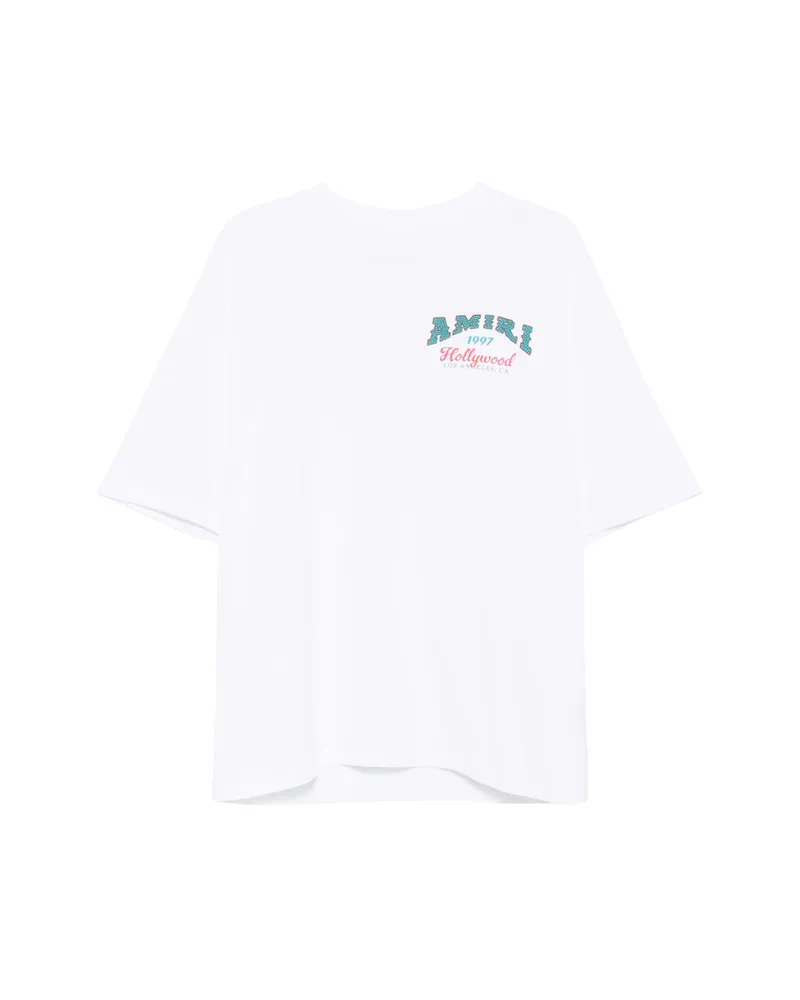 Amiri Logo-print Oversized T-shirt White