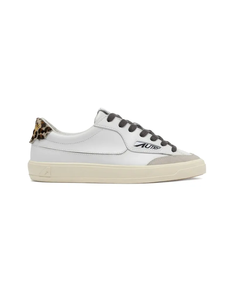 AUTRY Windscape Leopard-print Sneakers White