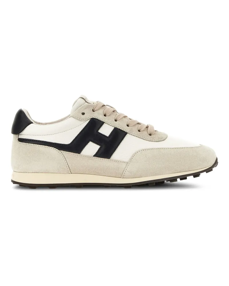 Hogan H699 Logo-patch Sneakers Neutrals