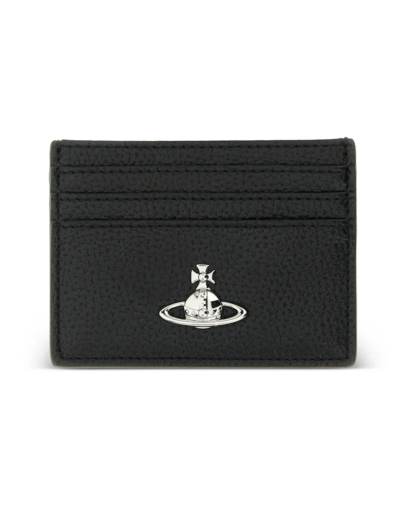 Vivienne Westwood Orb Logo-detail Card Holder Black