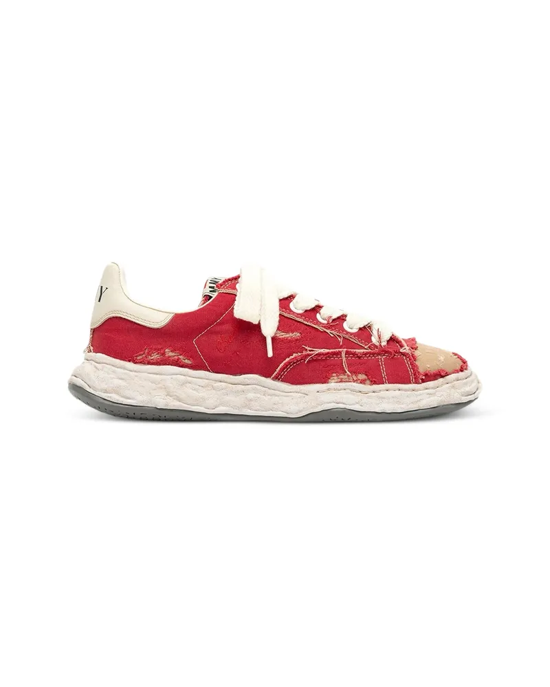 MIHARAYASUHIRO Charles Overdyed Sneakers Red