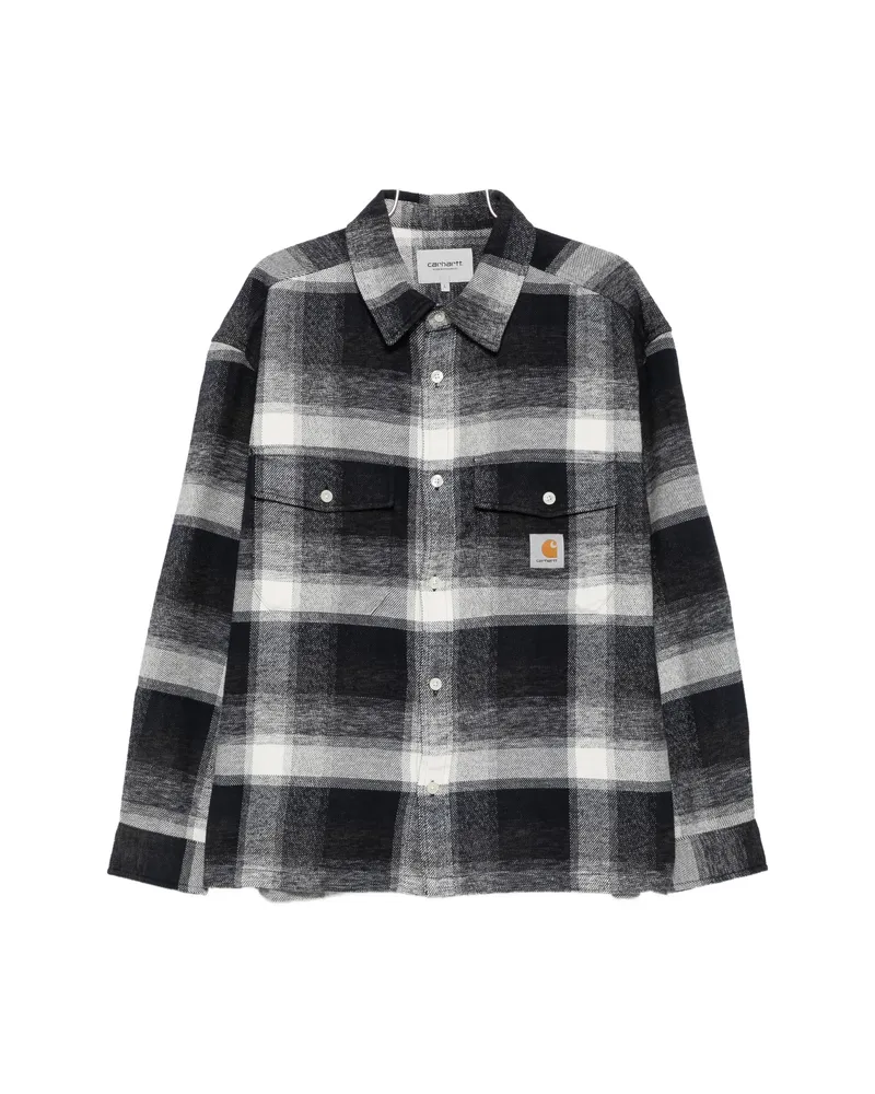 Carhartt WIP Esterson Logo-patch Shirt Blue