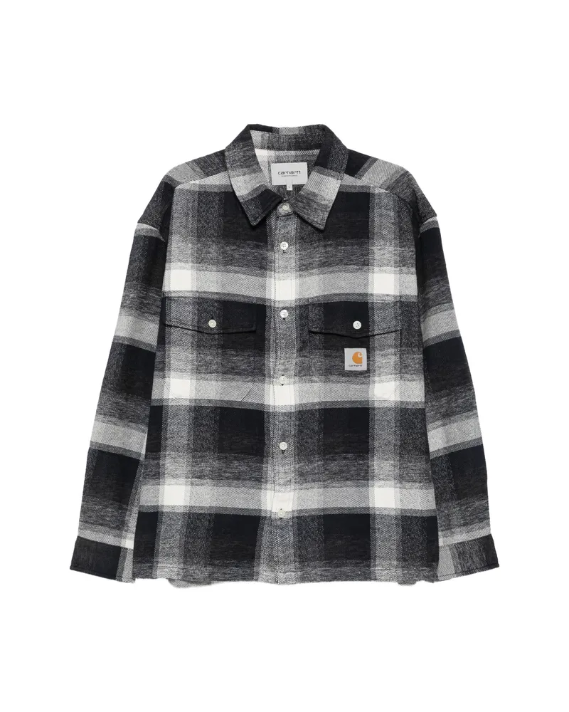Carhartt WIP Esterson Logo-patch Shirt Blue