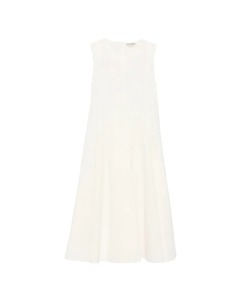 J.W.Anderson Bow-detail Sleeveless Midi Dress White