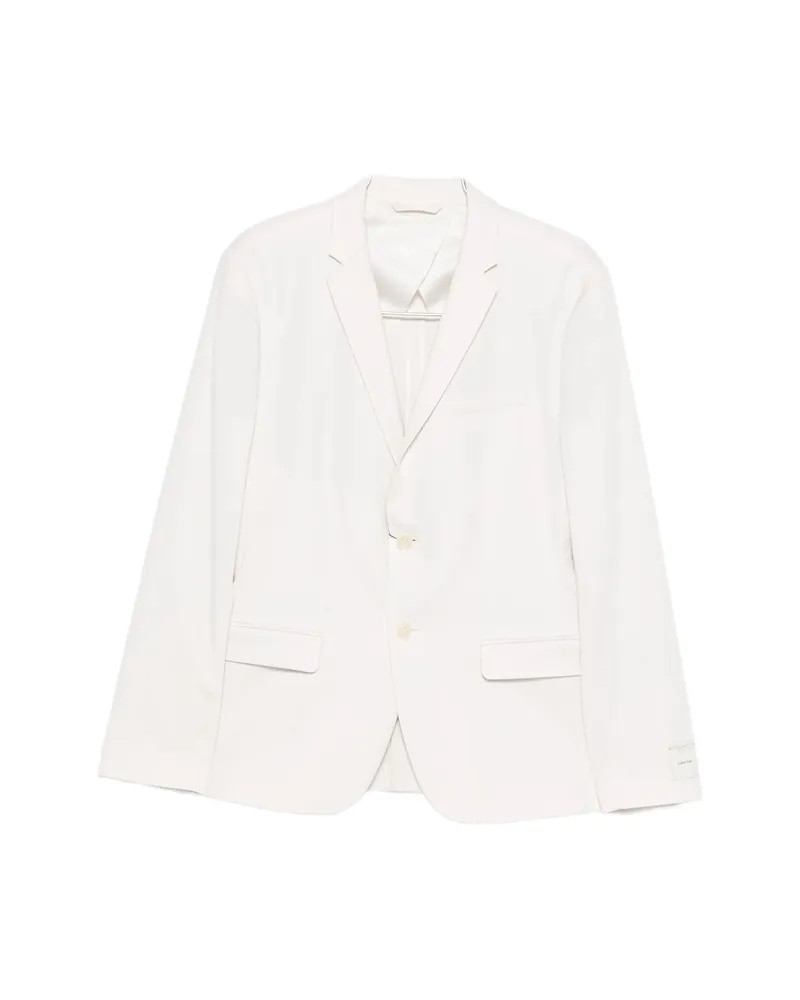 Calvin Klein Single-breasted Blazer White