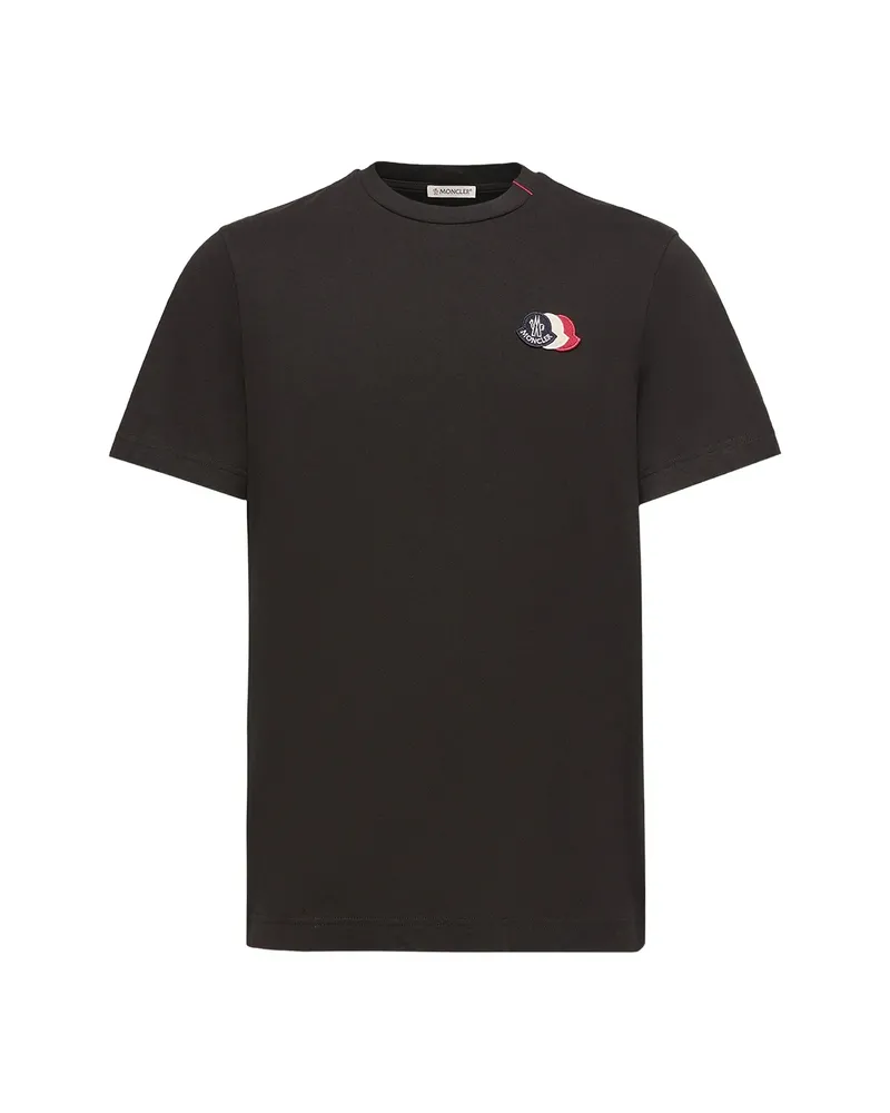 Moncler Logo-patch T-shirt Black