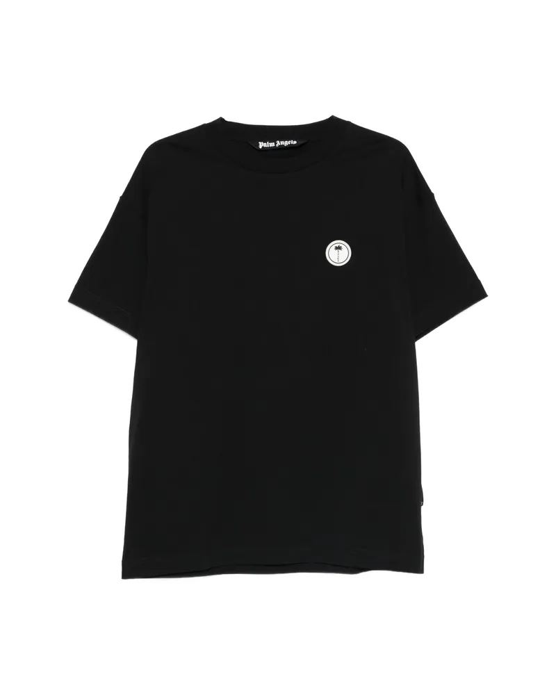 Palm Angels Logo-patch T-shirt Black