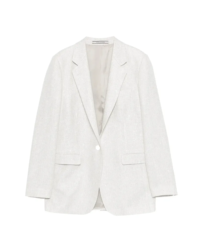 Tagliatore Pocket Single-breasted Blazer Grey