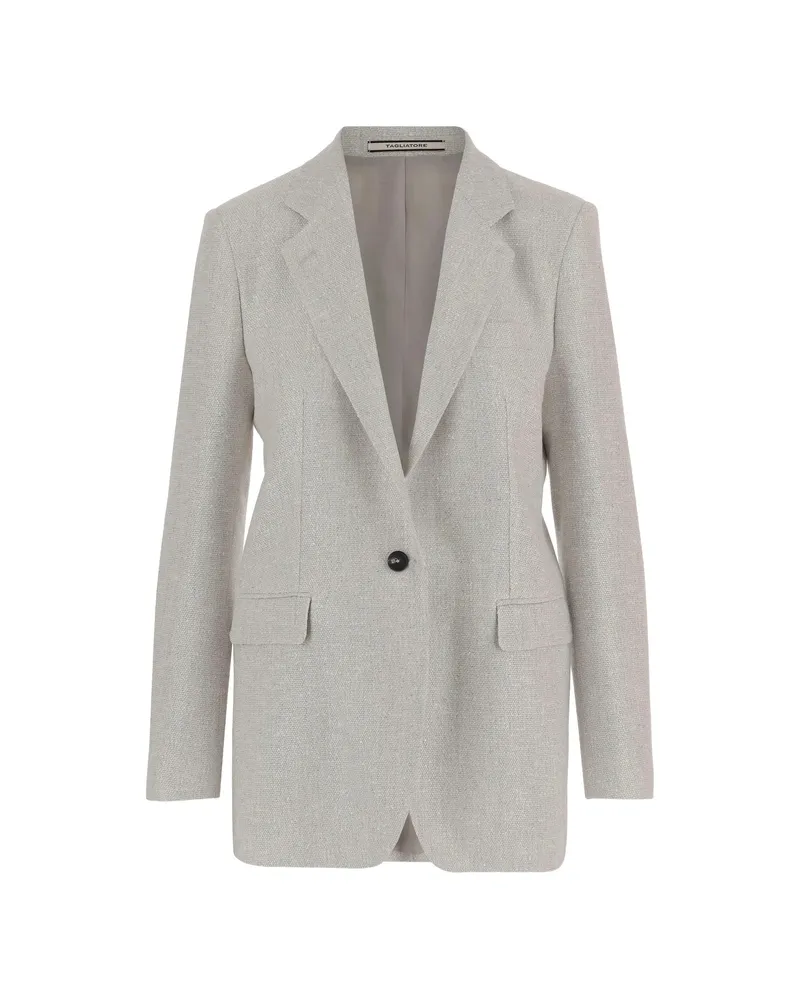 Tagliatore One-button Blazer Grey