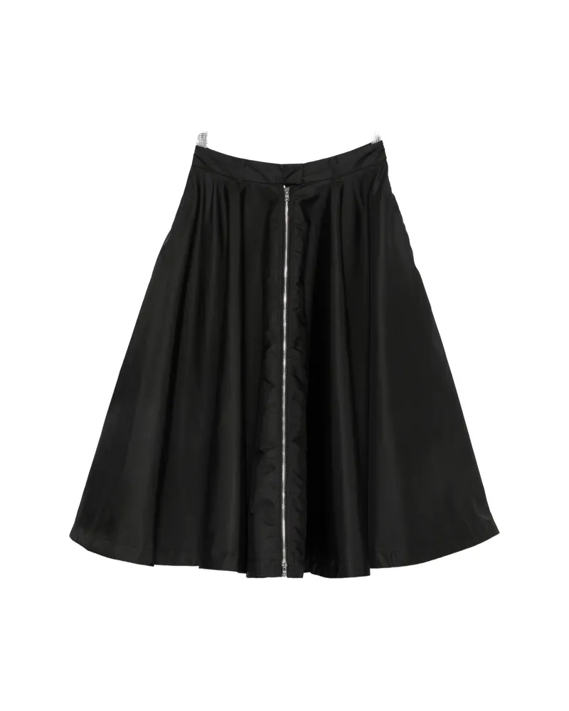 Prada Re-Nylon Belted Mid Skirt Black