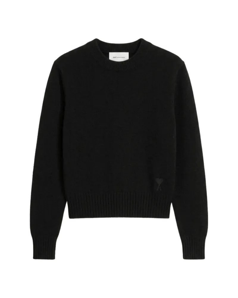 AMI Paris Ami De Coeur Jumper Black