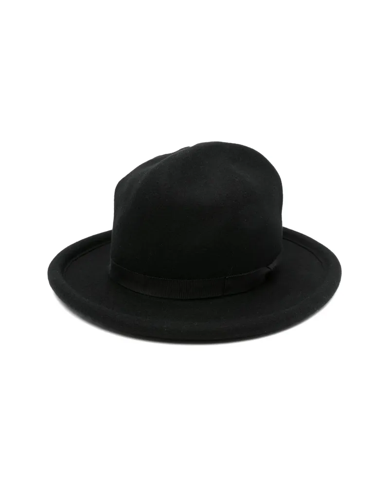 Yohji Yamamoto Wool-felt Fedora Black