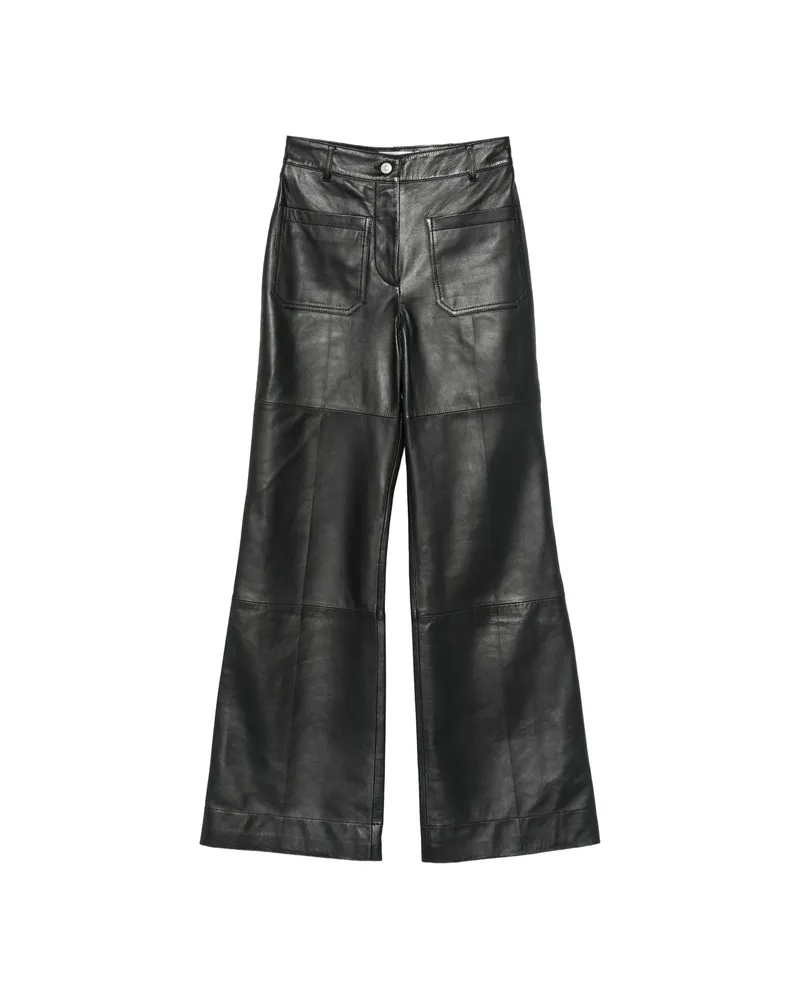 Victoria Beckham Patch-pocket Trousers Black