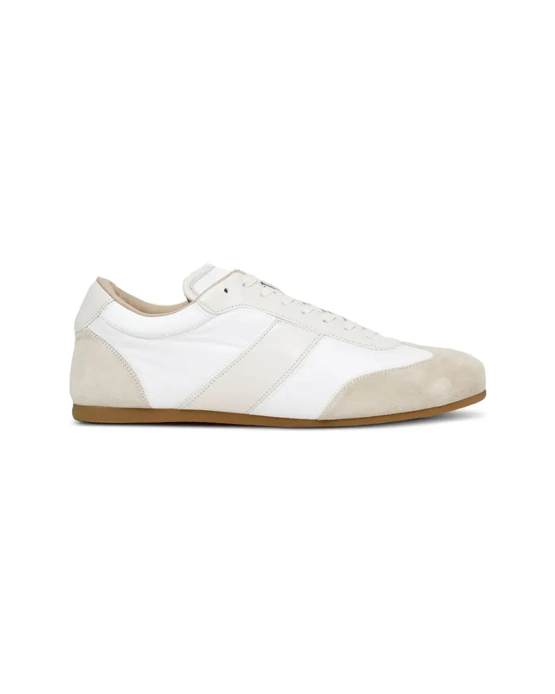 Christophe Lemaire Soft Runner Paneled Sneakers White