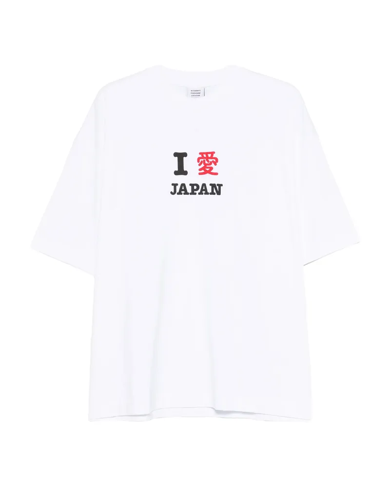 VETEMENTS Printed T-shirt White