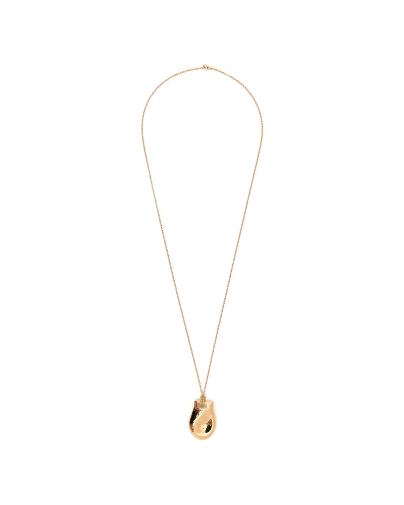 KHAITE Sculptural-pendant Necklace Gold