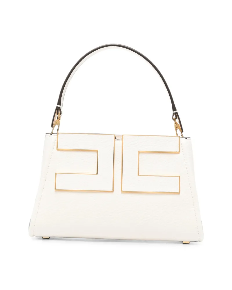 Elisabetta Franchi Logo-plaque Tote Bag Neutrals