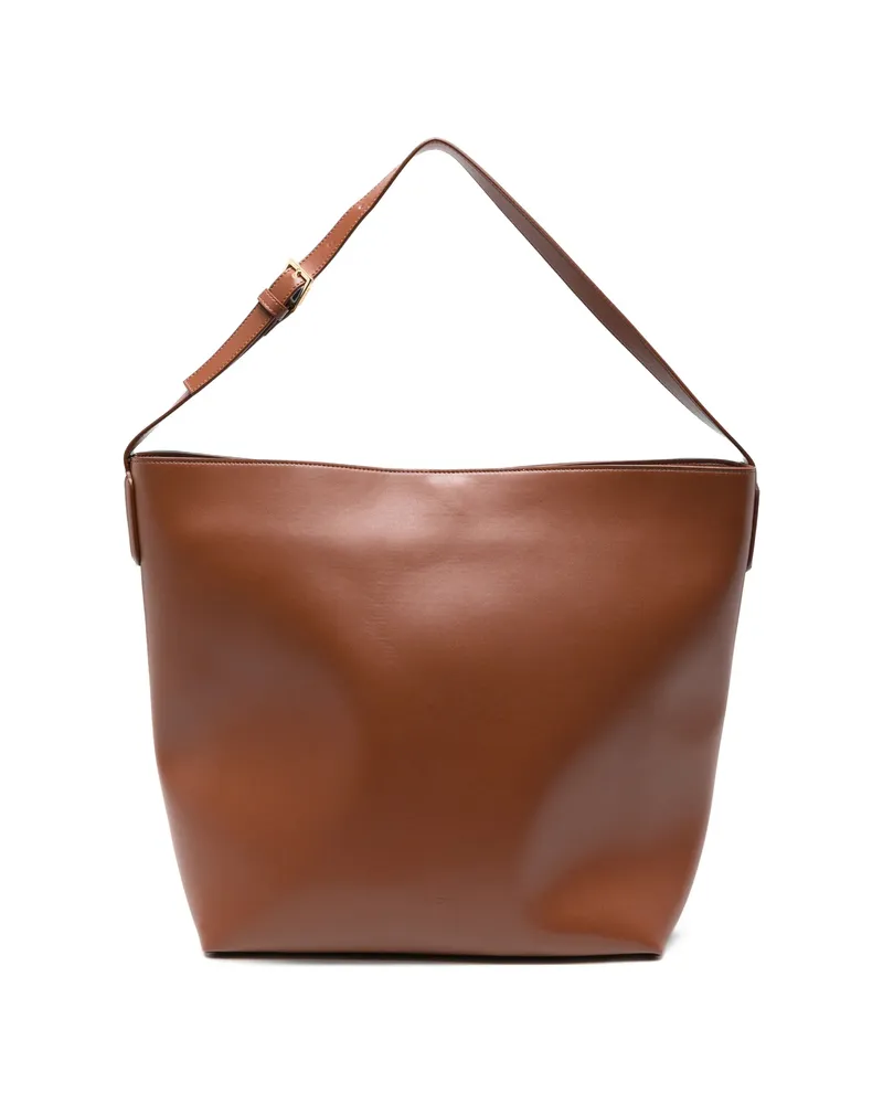 THEMOIRÈ Zoe Adjustable-strap Shoulder Bag Brown