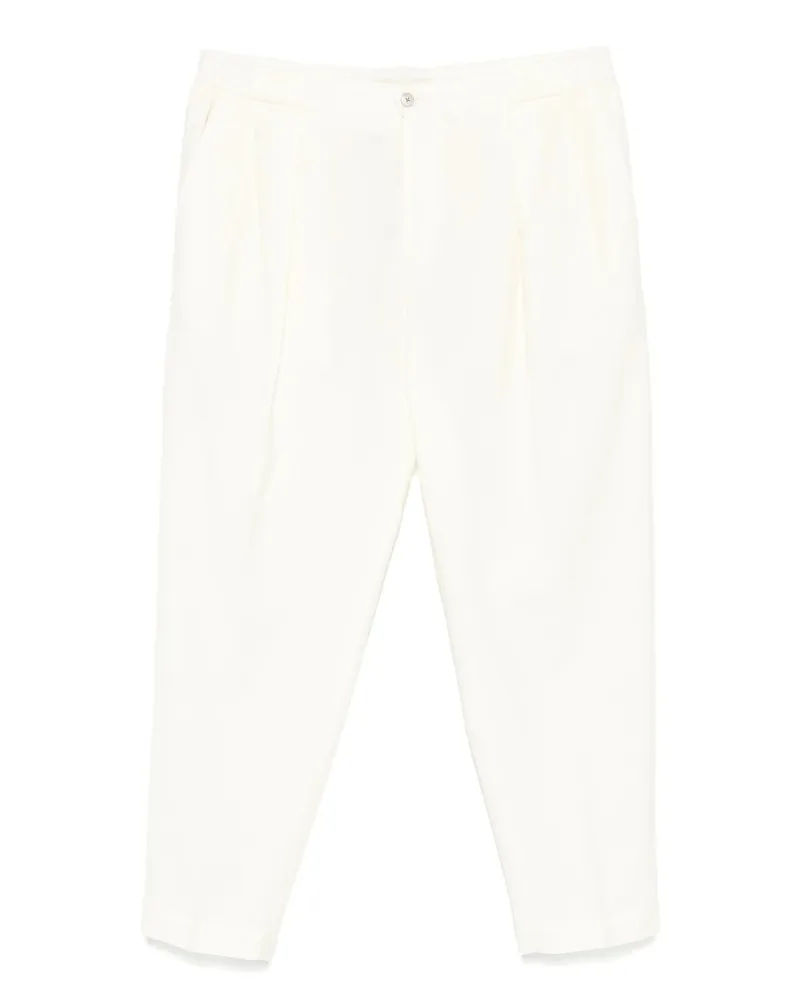 Briglia 1949 Elasticated Pleated Trousers Neutrals