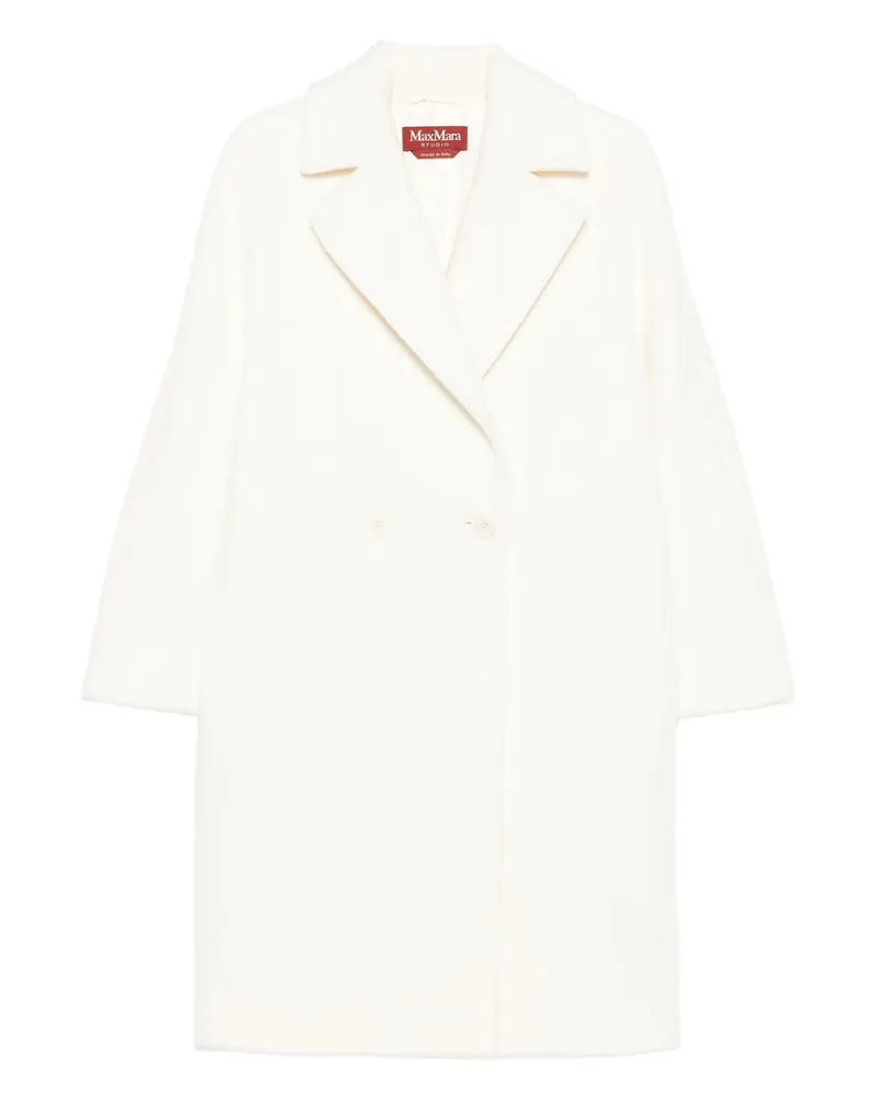 Max Mara Double-breasted Coat White