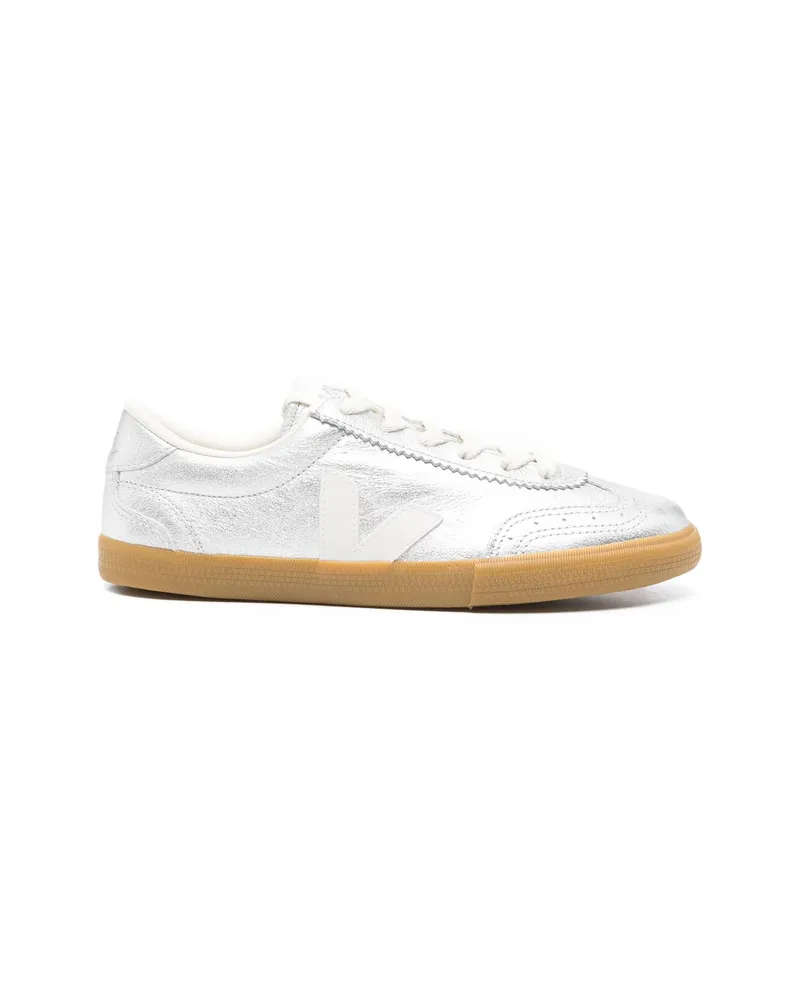 VEJA Panelled Lace-up Sneakers Silver