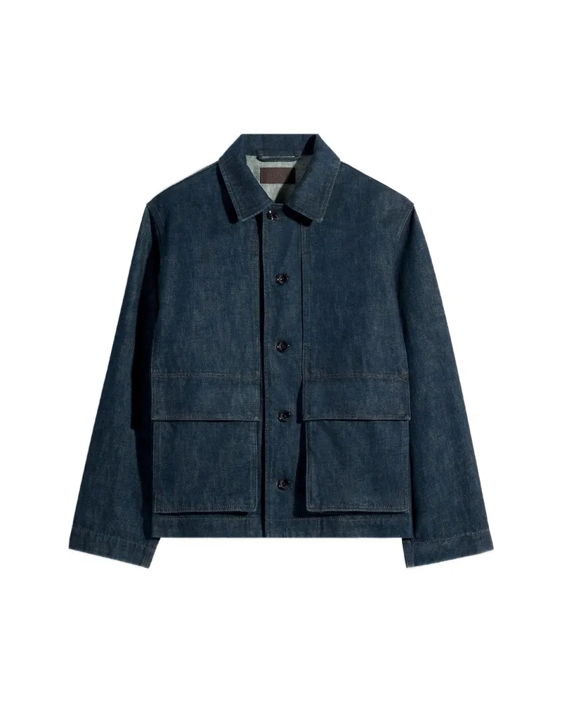 Christophe Lemaire Boxy Denim Jacket Blue