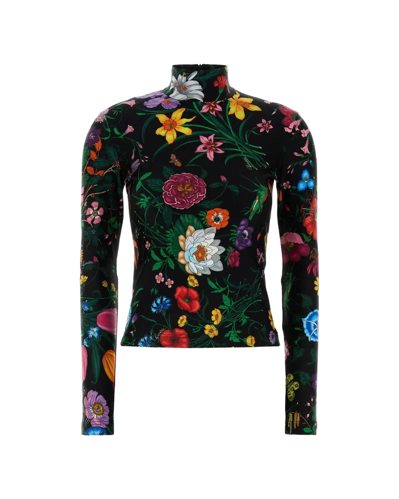 Gucci Printed Top Black