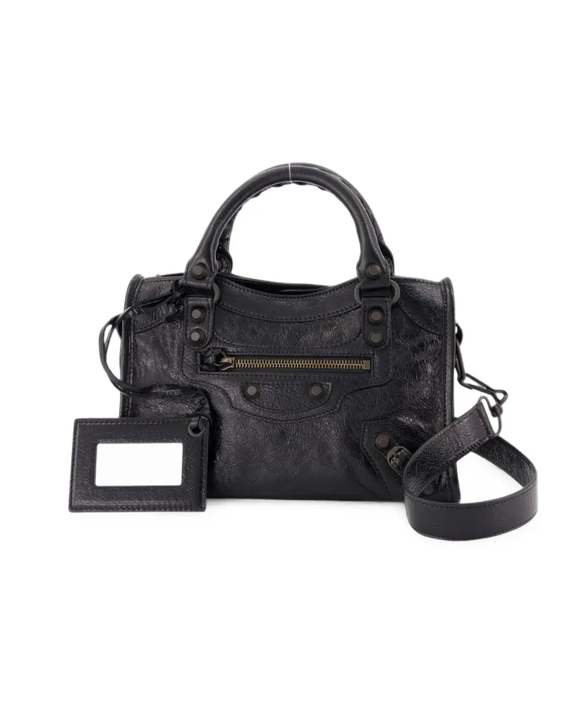 Balenciaga Mini Le City Tote Bag Black