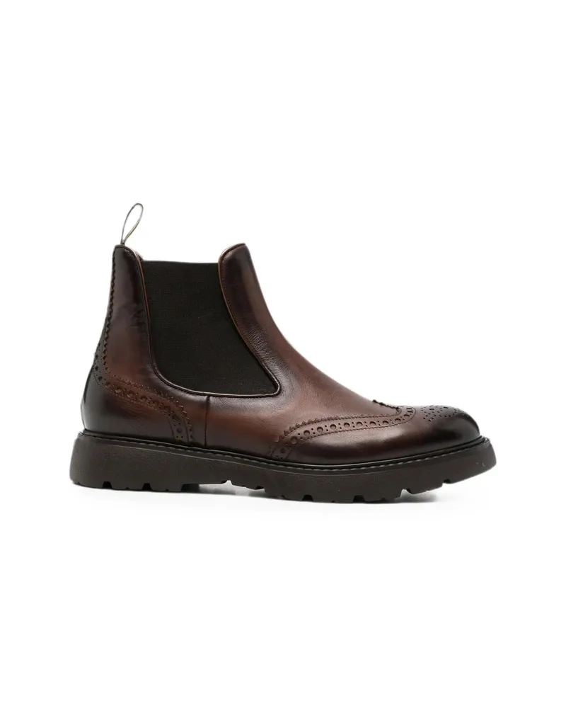 Doucal´s Leather Boots Brown