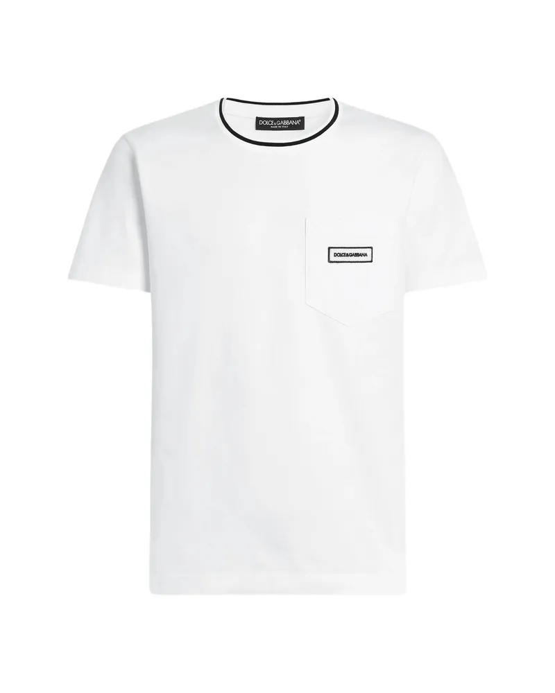 Dolce & Gabbana Cotton T-shirt With Logo White