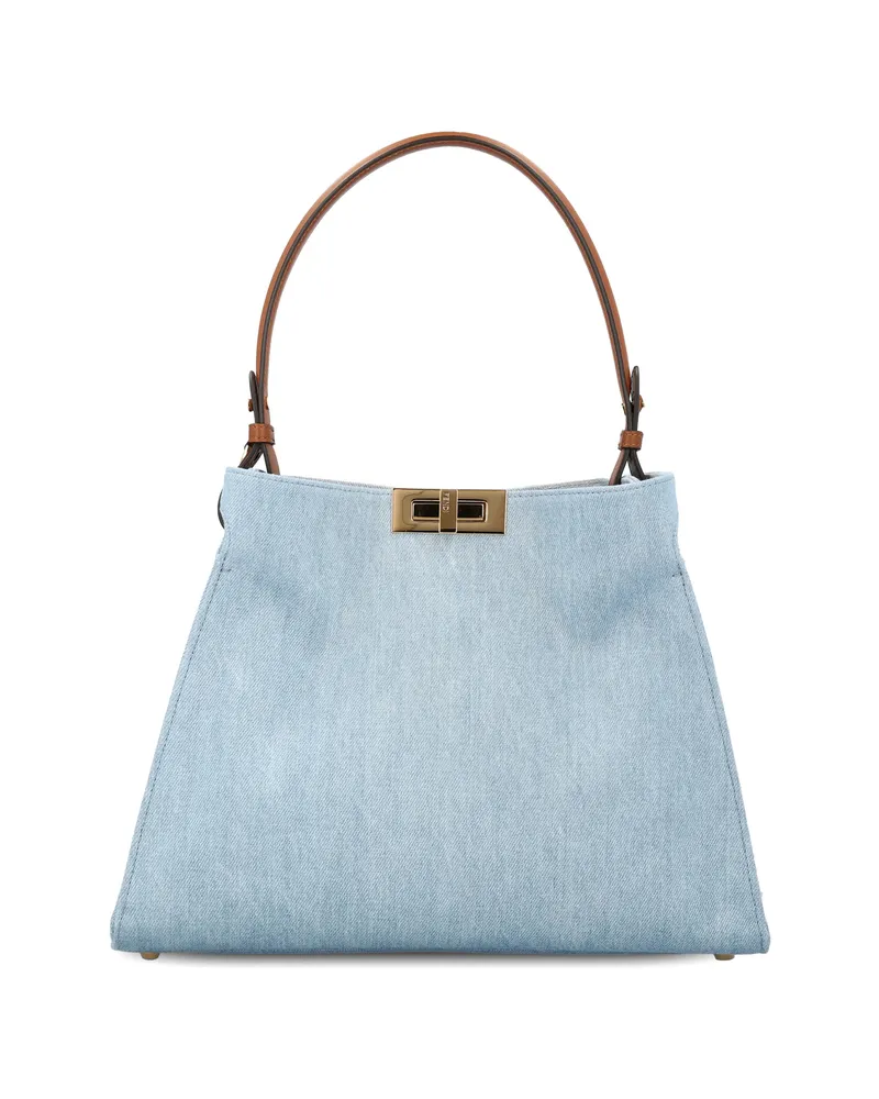Fendi Medium Fendi Way Shoulder Bag Blue