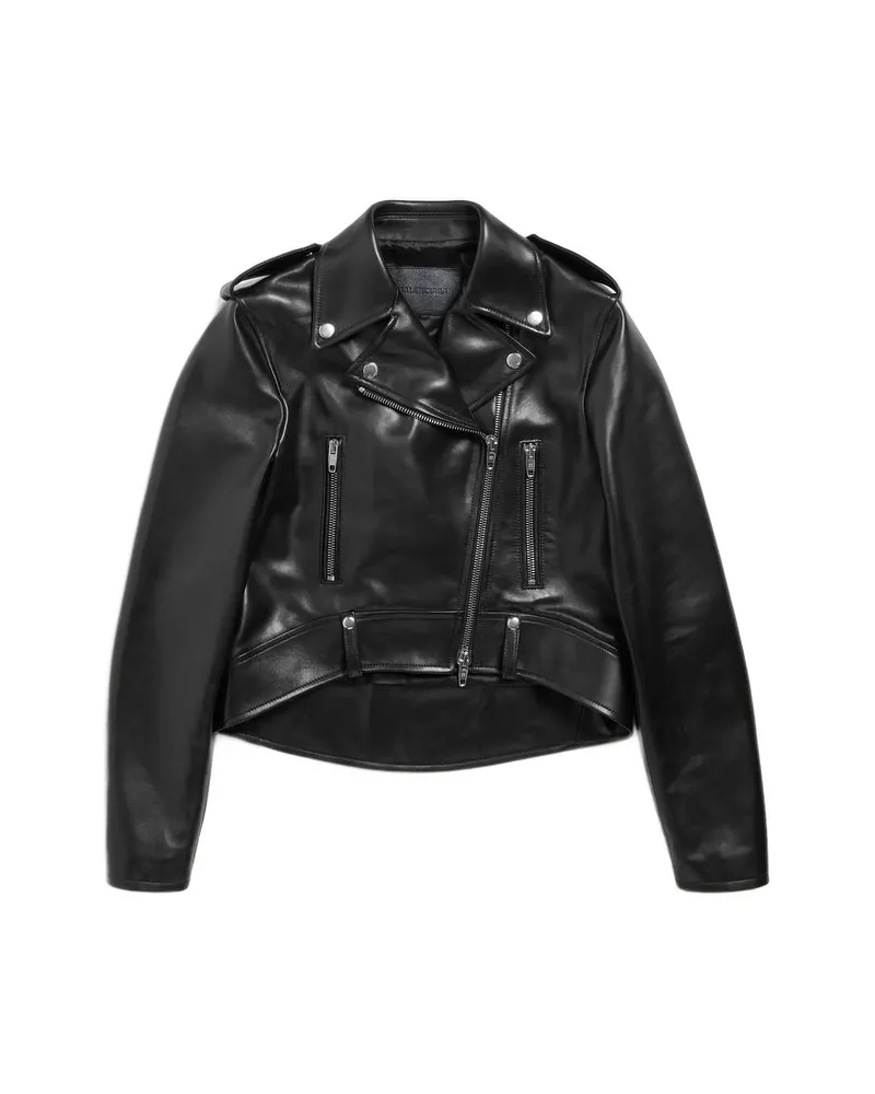 Balenciaga Biker Jacket Black