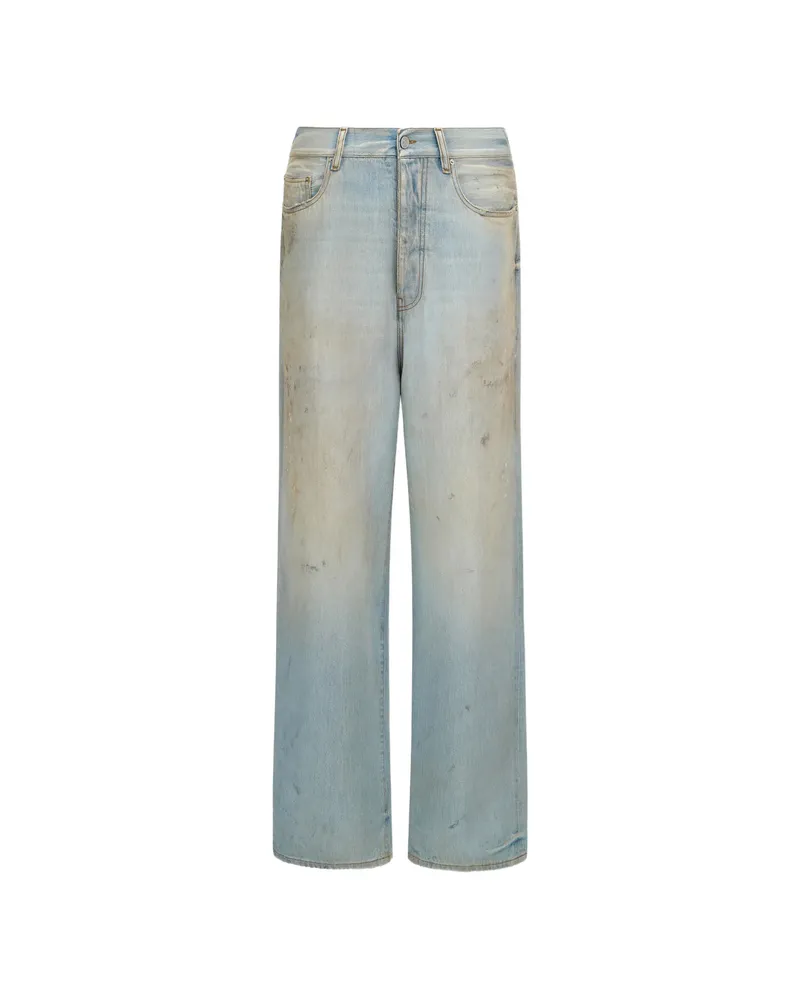 Amiri Faded Baggy Jeans Blue