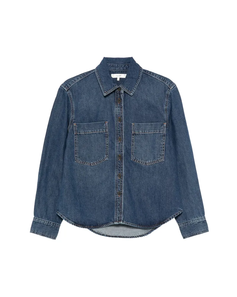 Frame Denim Chest-pocket Shirt Blue